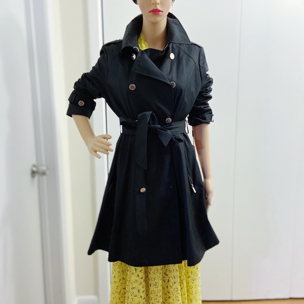 KARL LAGERFELD PARIS Double Breasted Trenc… - Picture 12 of 13